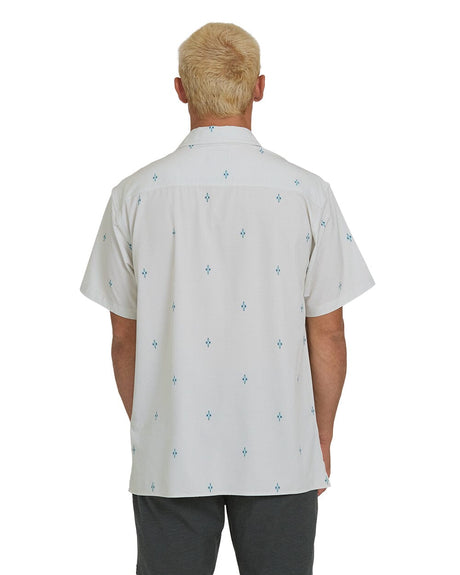 BILLABONG A/Div Surftrek Perforated Short Sleeve Button Up Oatmeal Men's Short Sleeve Button Up Shirts Billabong 