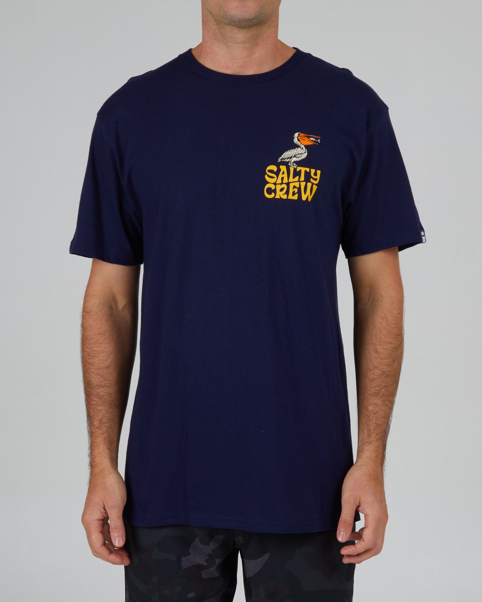 SALTY CREW Seaside T-Shirt Navy Men's Short Sleeve T-Shirts Salty Crew 