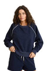 RHYTHM Women's Pipe Polar Fleece Crewneck Ocean Women's Crewnecks Rhythm 
