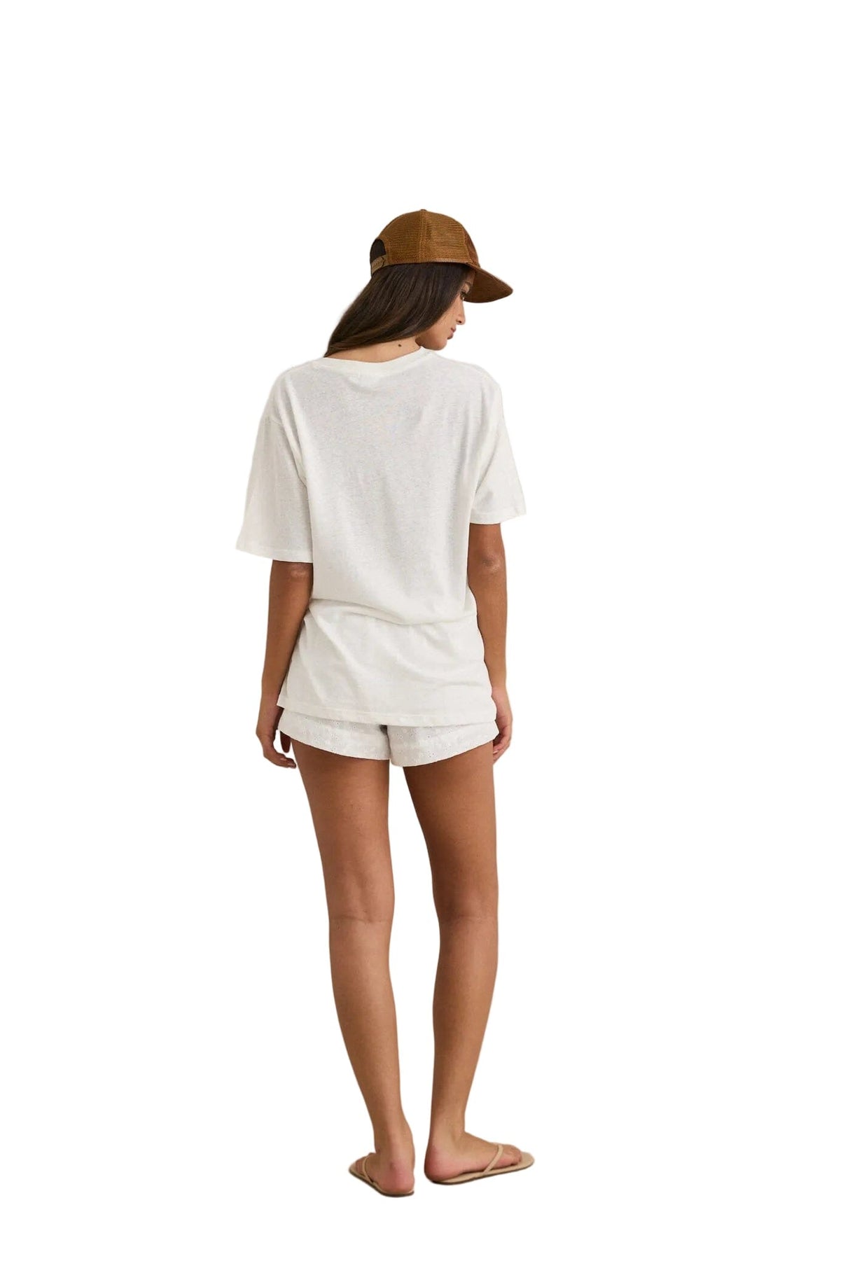 RHYTHM Women's Melia Oversized T-Shirt Chocolate Women's Short Sleeve T-Shirts Rhythm 