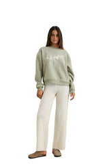 RHYTHM Women's Melia Crew Neck Fleece Palm Women's Crewnecks Rhythm 