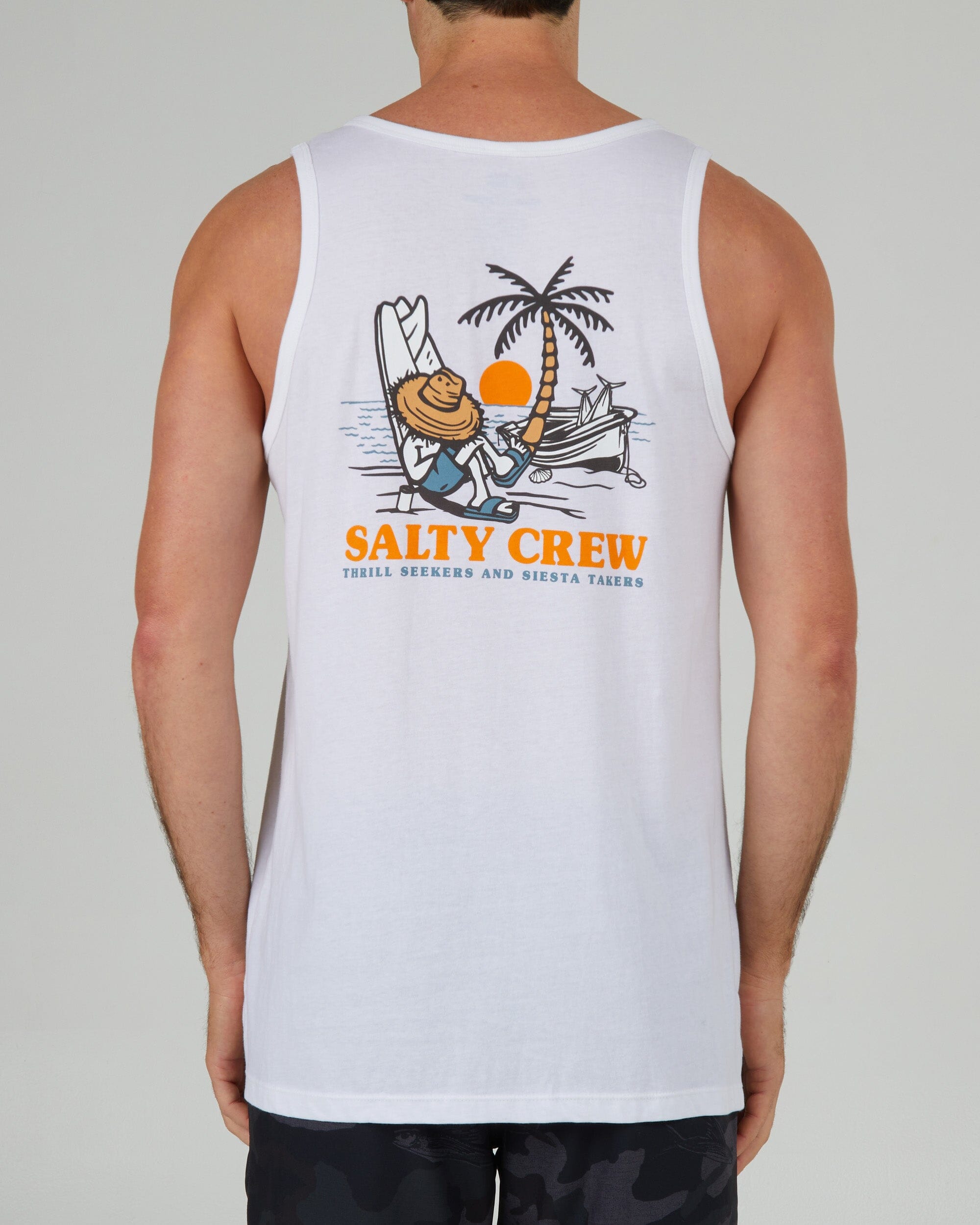 SALTY CREW Siesta Tank White Men's Tank Tops Salty Crew 