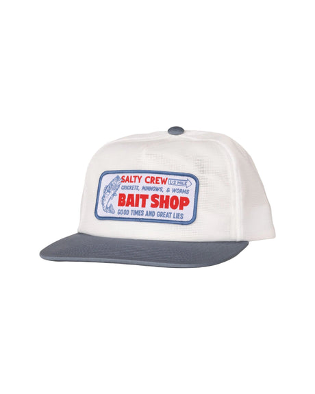 SALTY CREW Bait Shop Trucker Hat Off White Men's Hats Salty Crew 