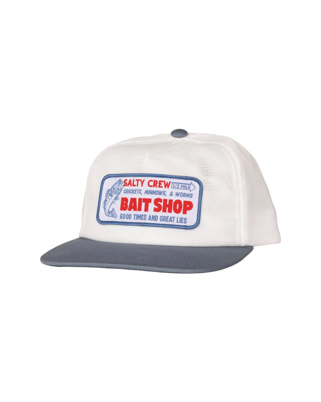 SALTY CREW Bait Shop Trucker Hat Off White Men's Hats Salty Crew 