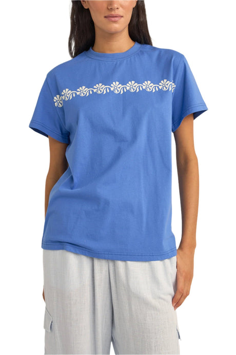 RHYTHM Women's Revive Band T-Shirt Blue Women's T-Shirts Rhythm 