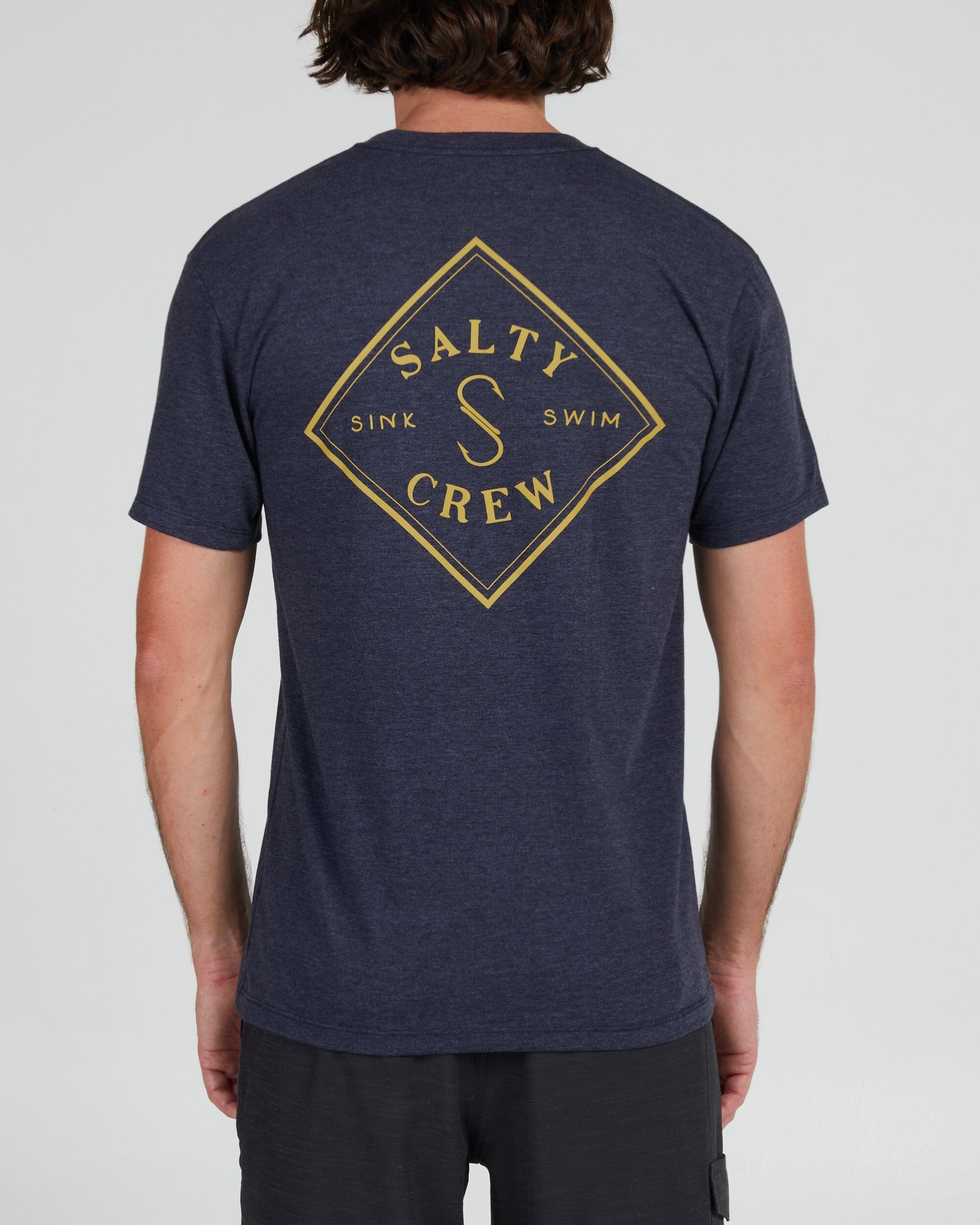 SALTY CREW Tippet T-Shirt Navy Heather Men's Short Sleeve T-Shirts Salty Crew 