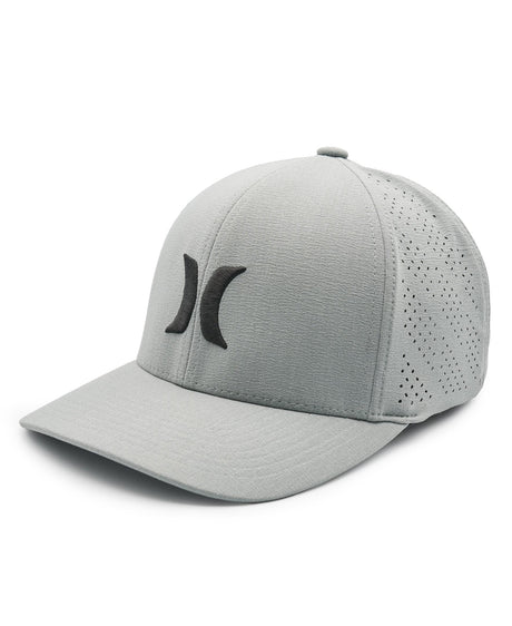 HURLEY Phantom Shores FlexFit Hat Light Grey Men's Hats Hurley 