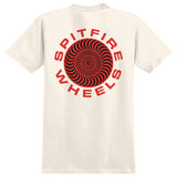 SPITFIRE Classic '87 Swirl Fill T-Shirt Cream/Red/Black Men's Short Sleeve T-Shirts Spitfire 