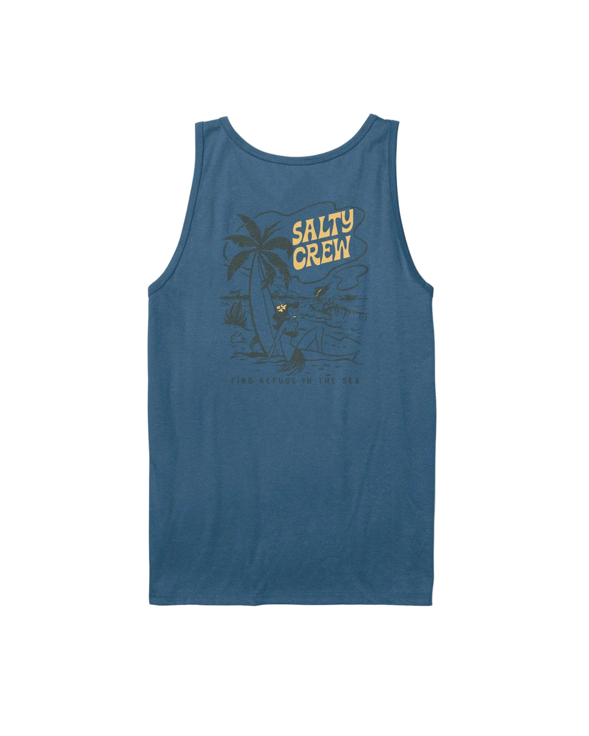 SALTY CREW Lounge Tank Slate Men's Tank Tops Salty Crew 