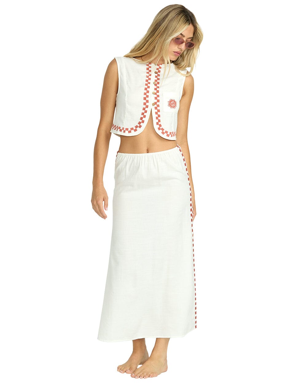 BILLABONG Women's Secret Cove Top Salt Crystal Women's Vests Billabong 