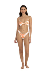 RHYTHM Women's Sanctuary Floral Knotted Bandeau Bikini Top White Women's Bikini Tops Rhythm 