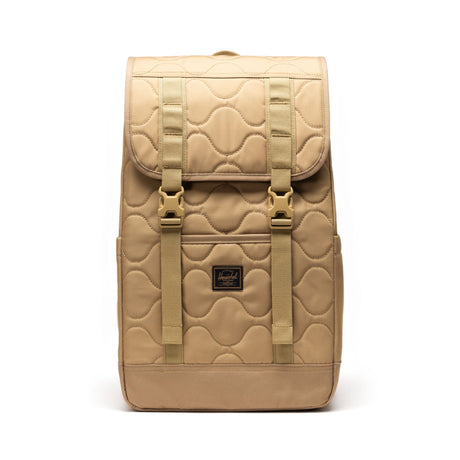 HERSCHEL Quilted Retreat Backpack Khaki Tonal Backpacks Herschel Supply Company 