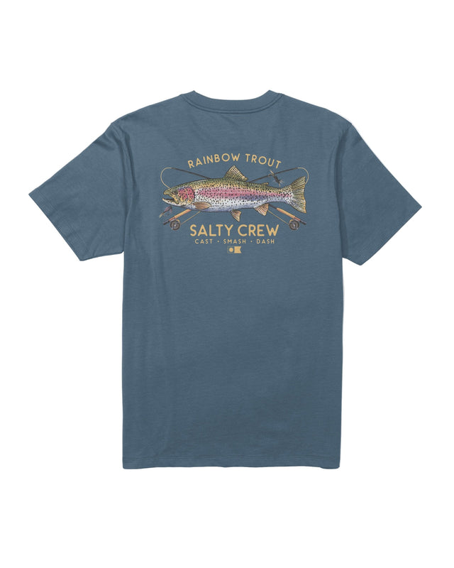 SALTY CREW Trout Mount T-Shirt Slate Men's Short Sleeve T-Shirts Salty Crew 