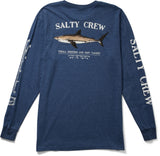 SALTY CREW Bruce Long Sleeve T-Shirt Navy Heather Men's Long Sleeve T-Shirts Salty Crew 