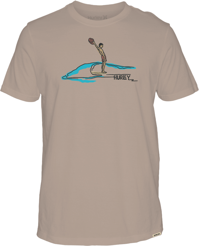 HURLEY Yew Haw T-Shirt Bristlecone Men's Short Sleeve T-Shirts Hurley 