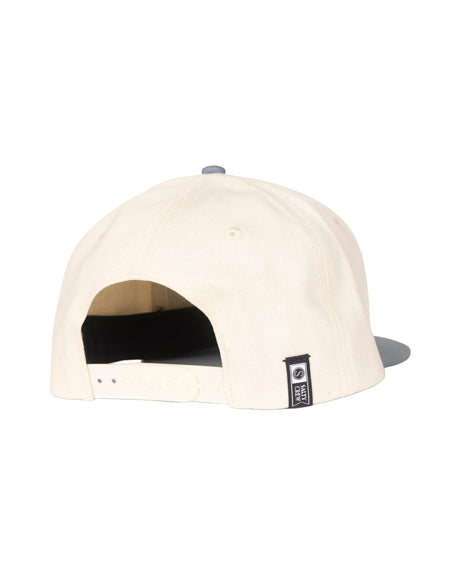 SALTY CREW Boys Bruce 6 Panel Hat Off White/Slate Boy's Hats Salty Crew 