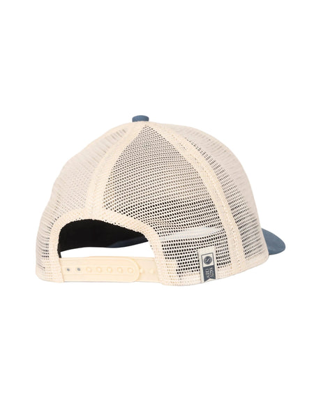 SALTY CREW Boys Tentacles Retro Trucker Mid Green/Cast Blue Boy's Hats Salty Crew 
