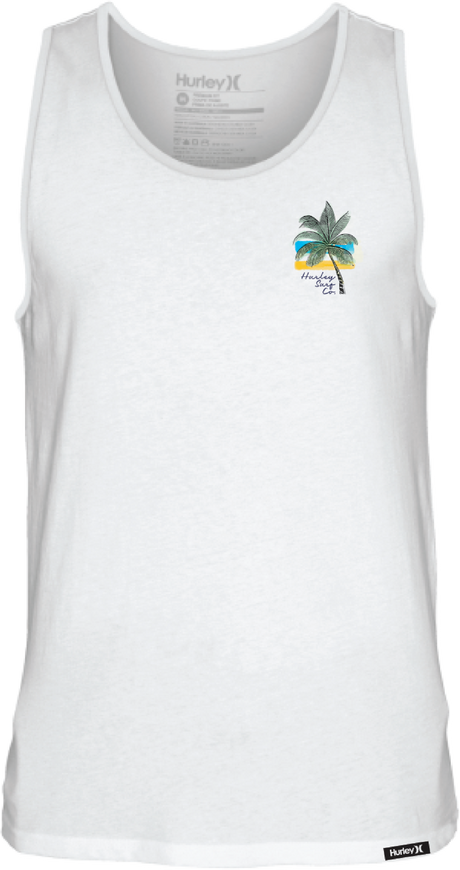 HURLEY Island Time Tank White Men's Tank Tops Hurley 