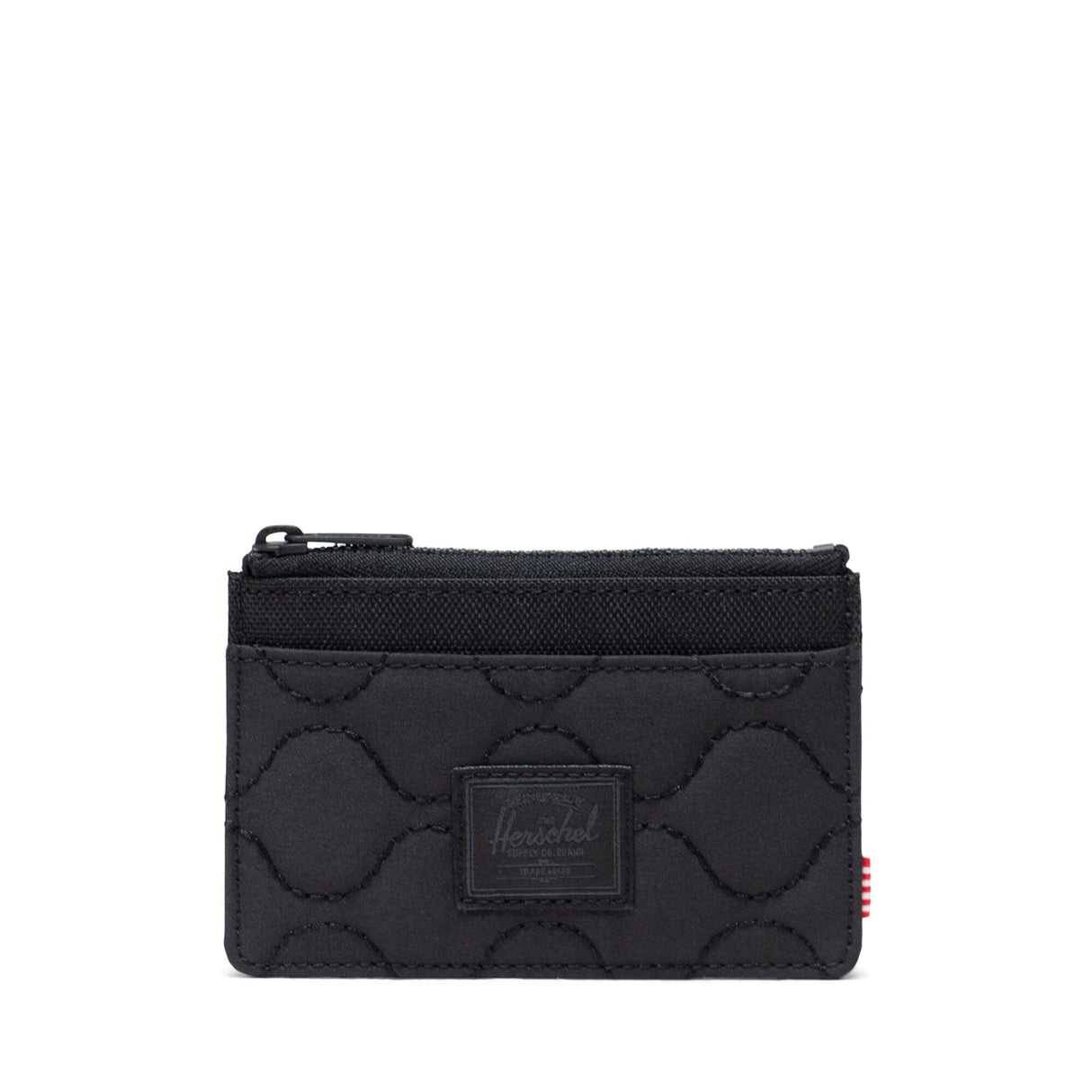 HERSCHEL Oscar Quilted Capsule Cardholder Black Men's Wallets Herschel Supply Company 