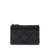 HERSCHEL Oscar Quilted Capsule Cardholder Black Men's Wallets Herschel Supply Company 