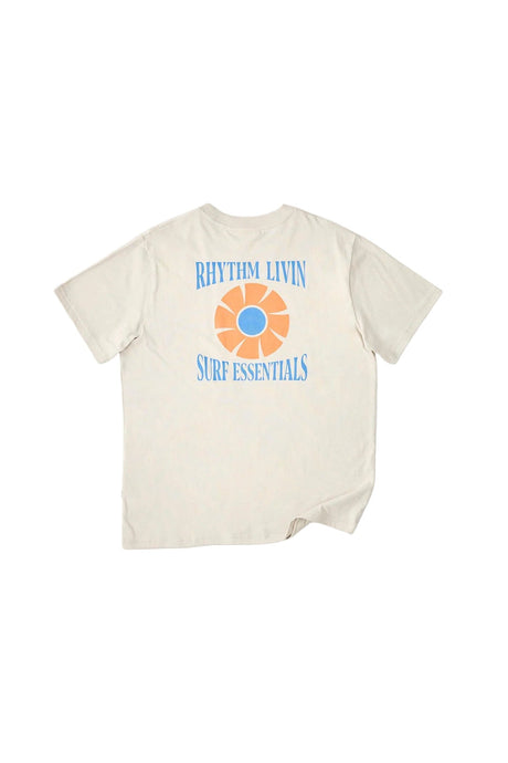 RHYTHM Surf Essentials T-Shirt Moonrock Men's Short Sleeve T-Shirts Rhythm 