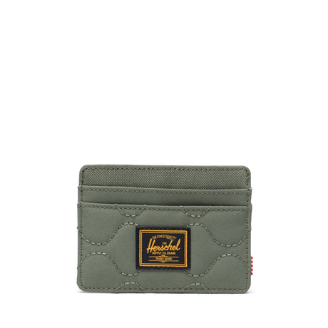 HERSCHEL Charlie Quilted Capsule Cardholder Beetle Men's Wallets Herschel Supply Company 