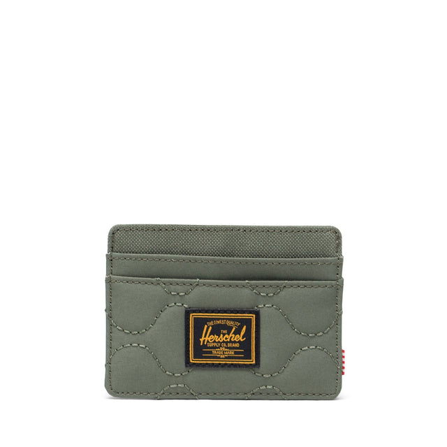 HERSCHEL Charlie Quilted Capsule Cardholder Beetle Men's Wallets Herschel Supply Company 