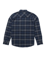 SALTY CREW Fathom Tech Flannel Navy Khaki Men's Long Sleeve Button Up Shirts Salty Crew 