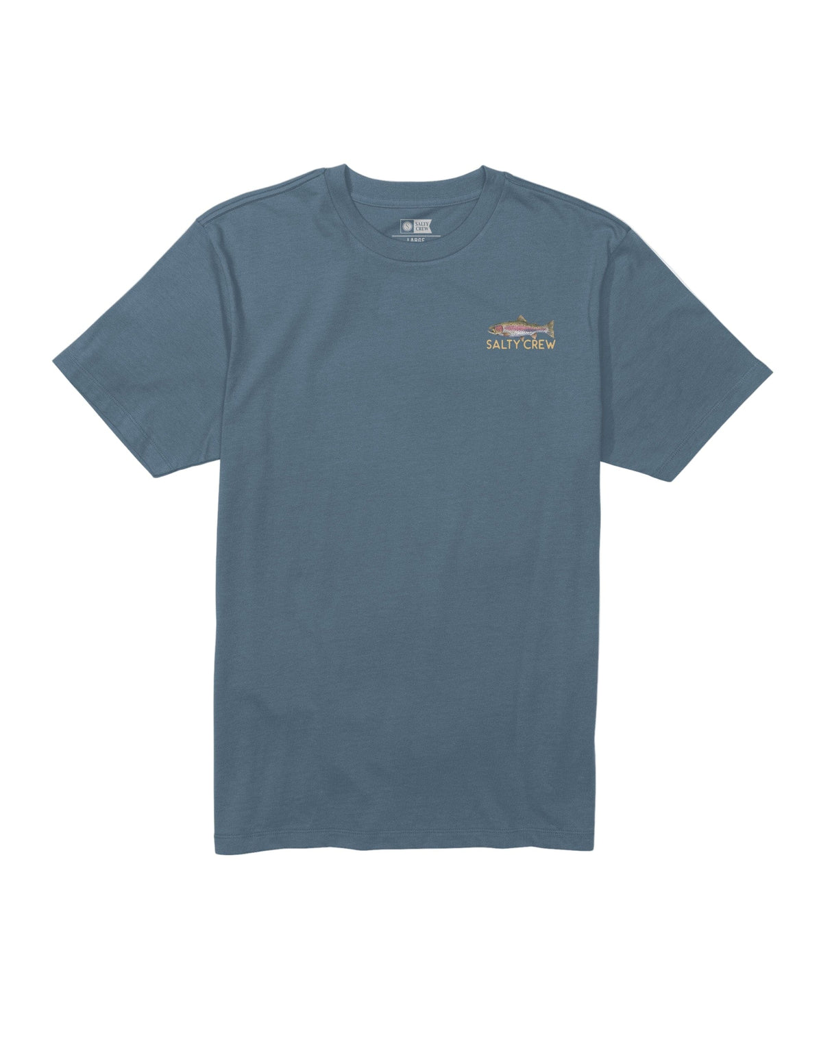 SALTY CREW Trout Mount T-Shirt Slate Men's Short Sleeve T-Shirts Salty Crew 