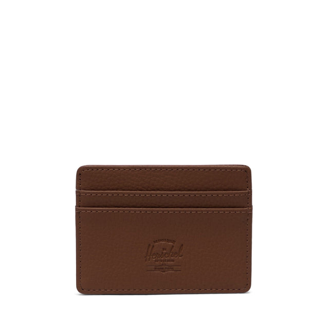 HERSCHEL Charlie Cardholder Wallet Vegan Leather Saddle Brown Men's Wallets Herschel Supply Company 
