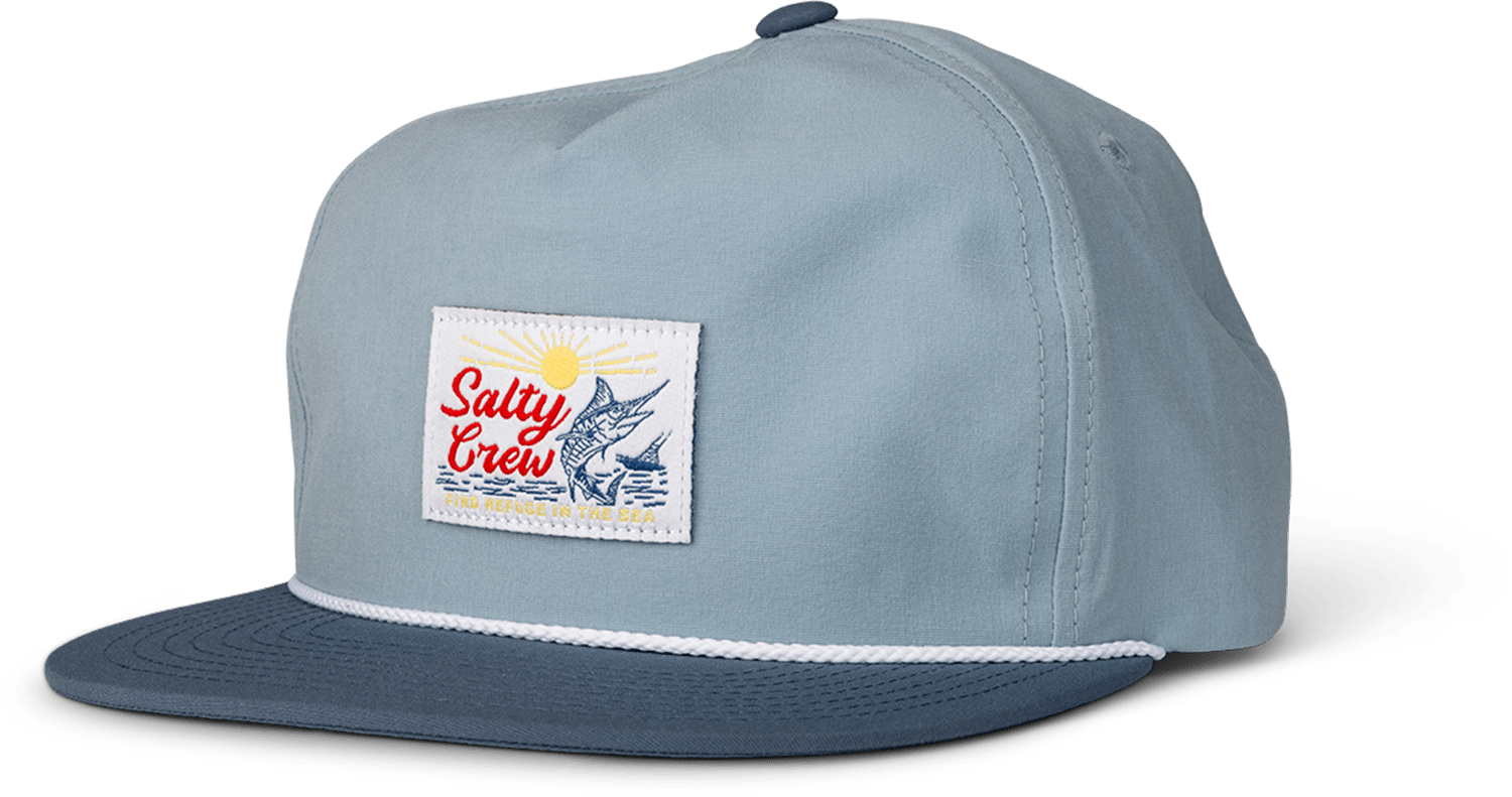 SALTY CREW Jackpot 5 Panel Hat Marine Blue Men's Hats Salty Crew 