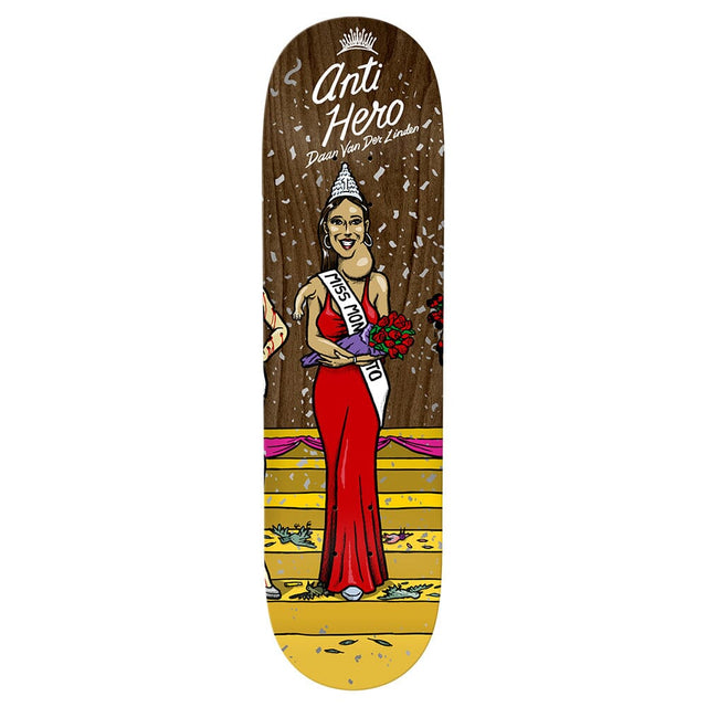 ANTIHERO Miss Corporate Greed Daan 8.5 Skateboard Deck Skateboard Decks Antihero 