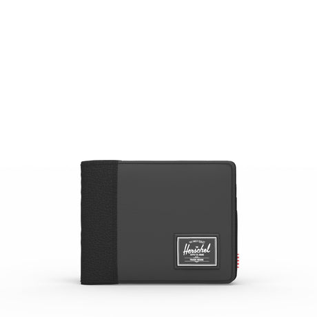 HERSCHEL Twill Hank Wallet Black/Grey Men's Wallets Herschel Supply Company 