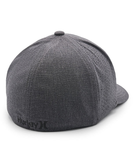 HURLEY Phantom Shores Flex Fit Hat Black Men's Hats Hurley 