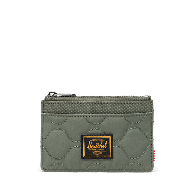 HERSCHEL Oscar Quilted Capsule Cardholder Beetle Men's Wallets Herschel Supply Company 