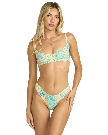 BILLABONG Women's Morning Swell Helena Underwire Bikini Top Multi Women's Bikini Tops Billabong 