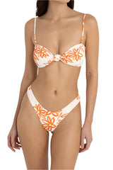 RHYTHM Women's Sanctuary Floral Skimpy Bikini Bottom White Women's Bikini Bottoms Rhythm 
