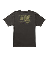 SALTY CREW Boys Flagship Fill T-Shirt Black Boy's T-Shirts Salty Crew 