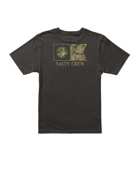 SALTY CREW Boys Flagship Fill T-Shirt Black Boy's T-Shirts Salty Crew 