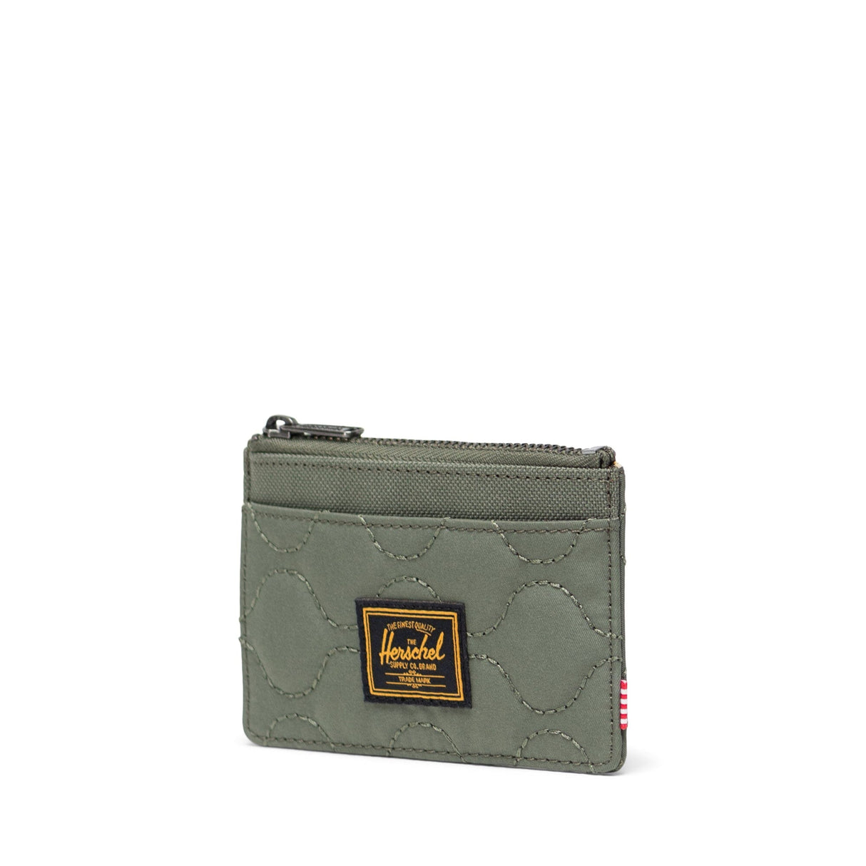 HERSCHEL Oscar Quilted Capsule Cardholder Beetle Men's Wallets Herschel Supply Company 