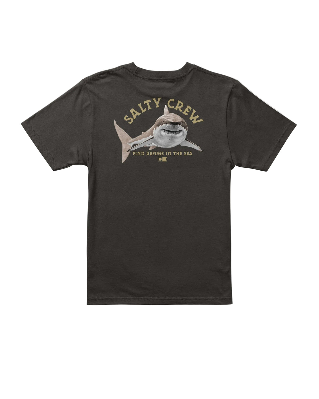 SALTY CREW Boys Lurking T-Shirt Black Men's Short Sleeve T-Shirts Salty Crew 