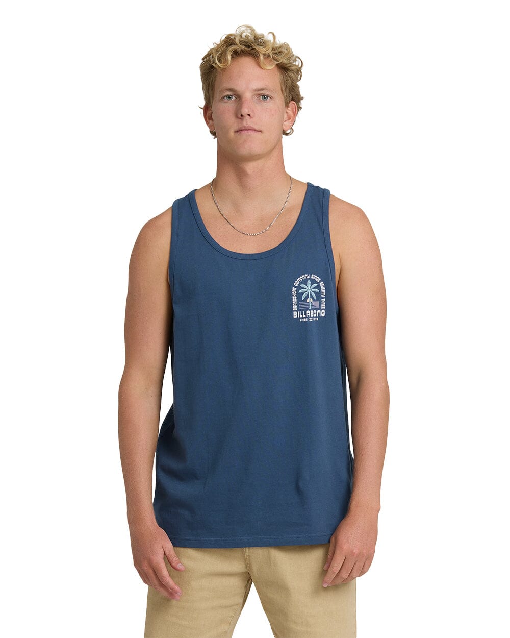 BILLABONG Portal Tank Dark Denim Men's Tank Tops Billabong 