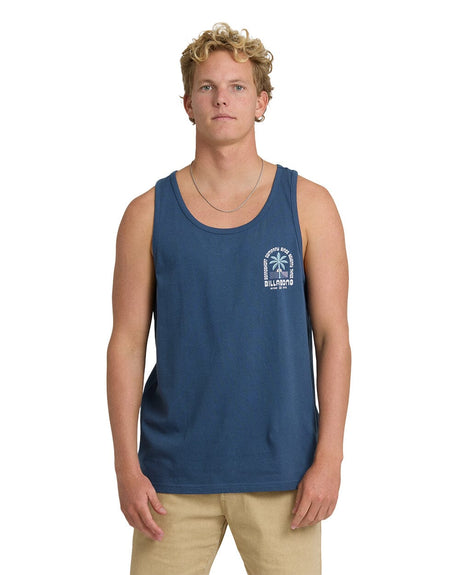 BILLABONG Portal Tank Dark Denim Men's Tank Tops Billabong 