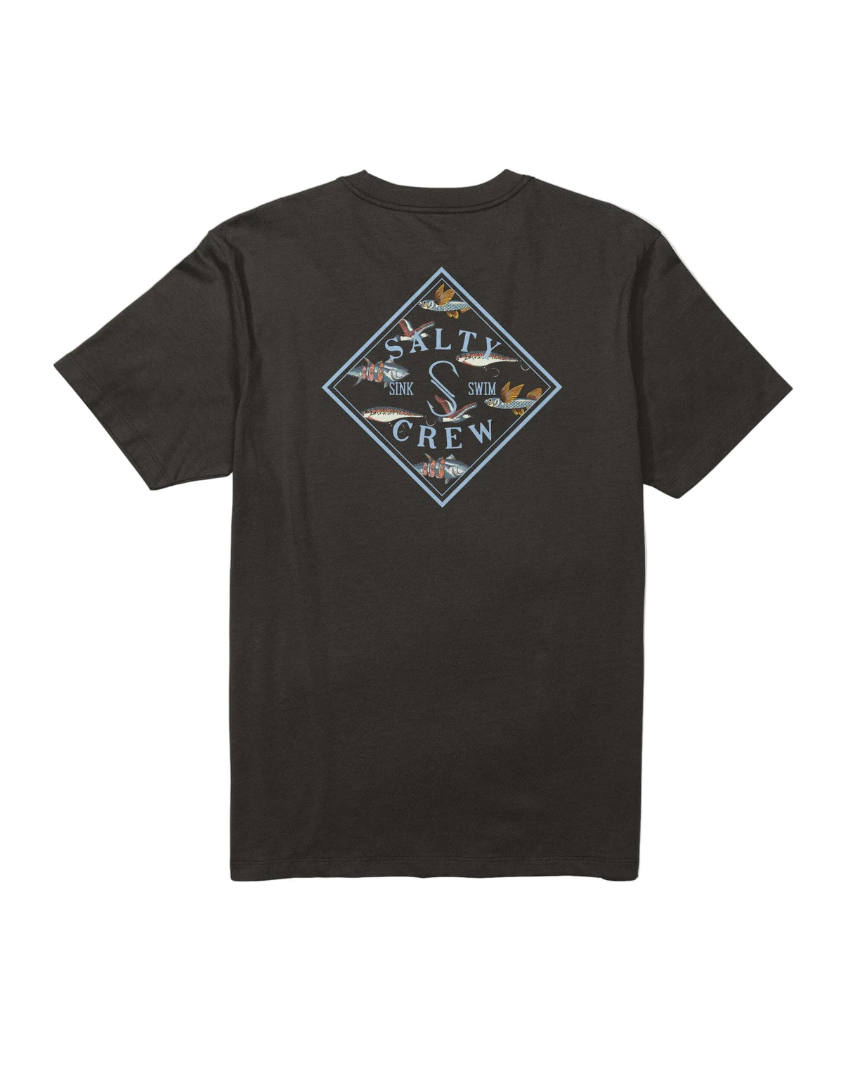 SALTY CREW Tippet Fill T-Shirt Black Men's Short Sleeve T-Shirts Salty Crew 