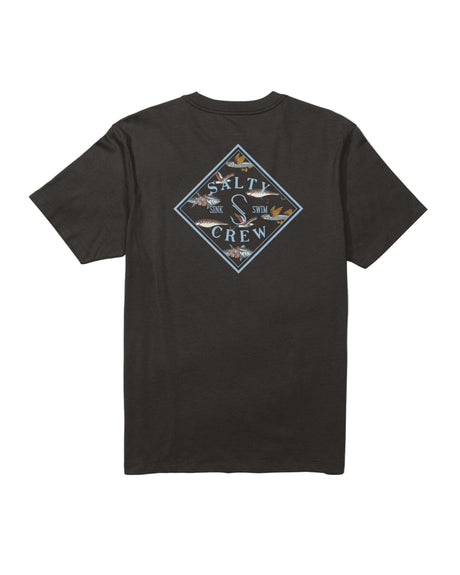 SALTY CREW Tippet Fill T-Shirt Black Men's Short Sleeve T-Shirts Salty Crew 