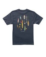 SALTY CREW Boys Lure Gear T-Shirt Navy Boy's T-Shirts Salty Crew 