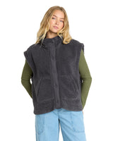 BILLABONG Women's Waver Sherpa Vest Black Sands Women's Vests Billabong 