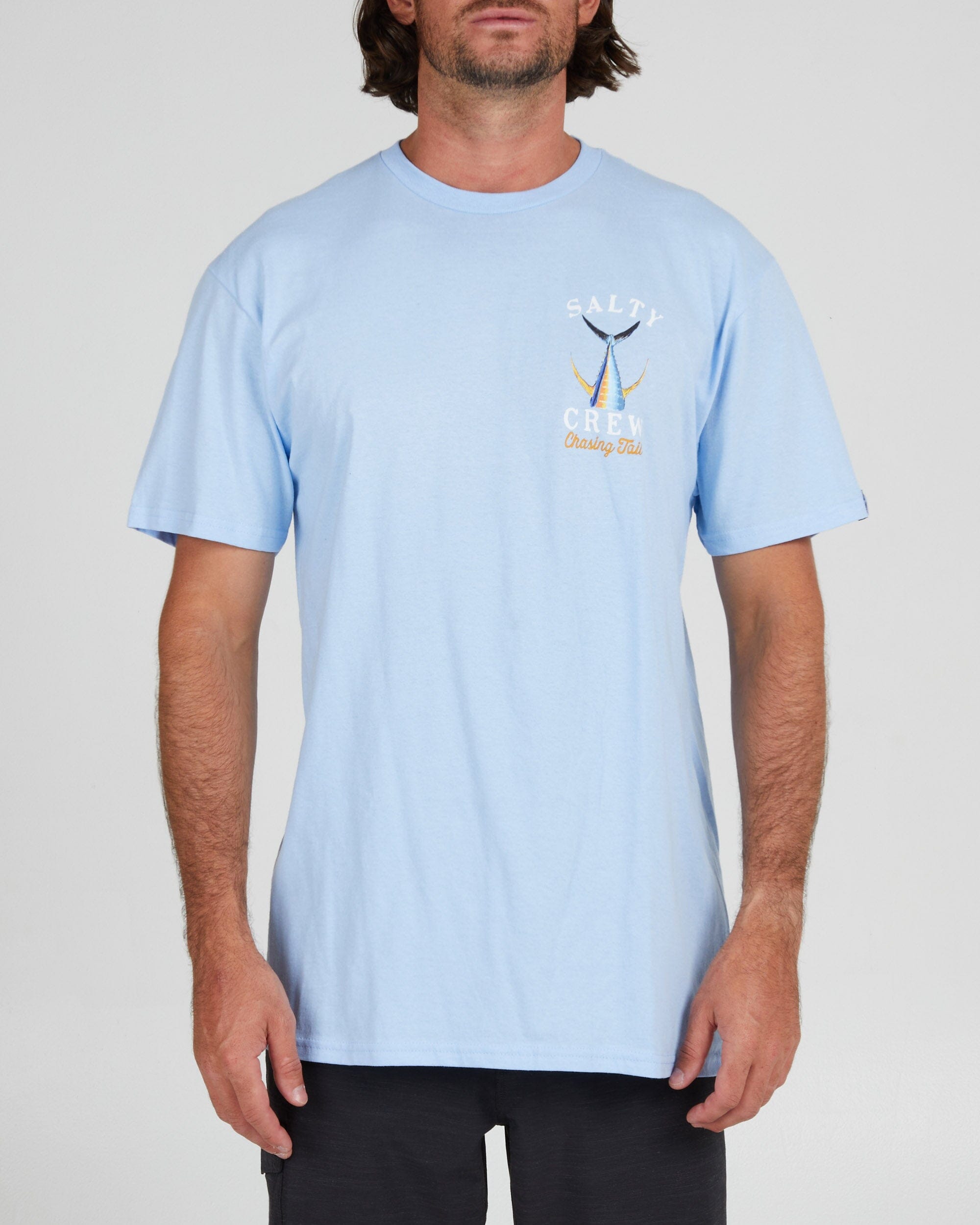 SALTY CREW Tailed Standard T-Shirt Light Blue Men's Short Sleeve T-Shirts Salty Crew 