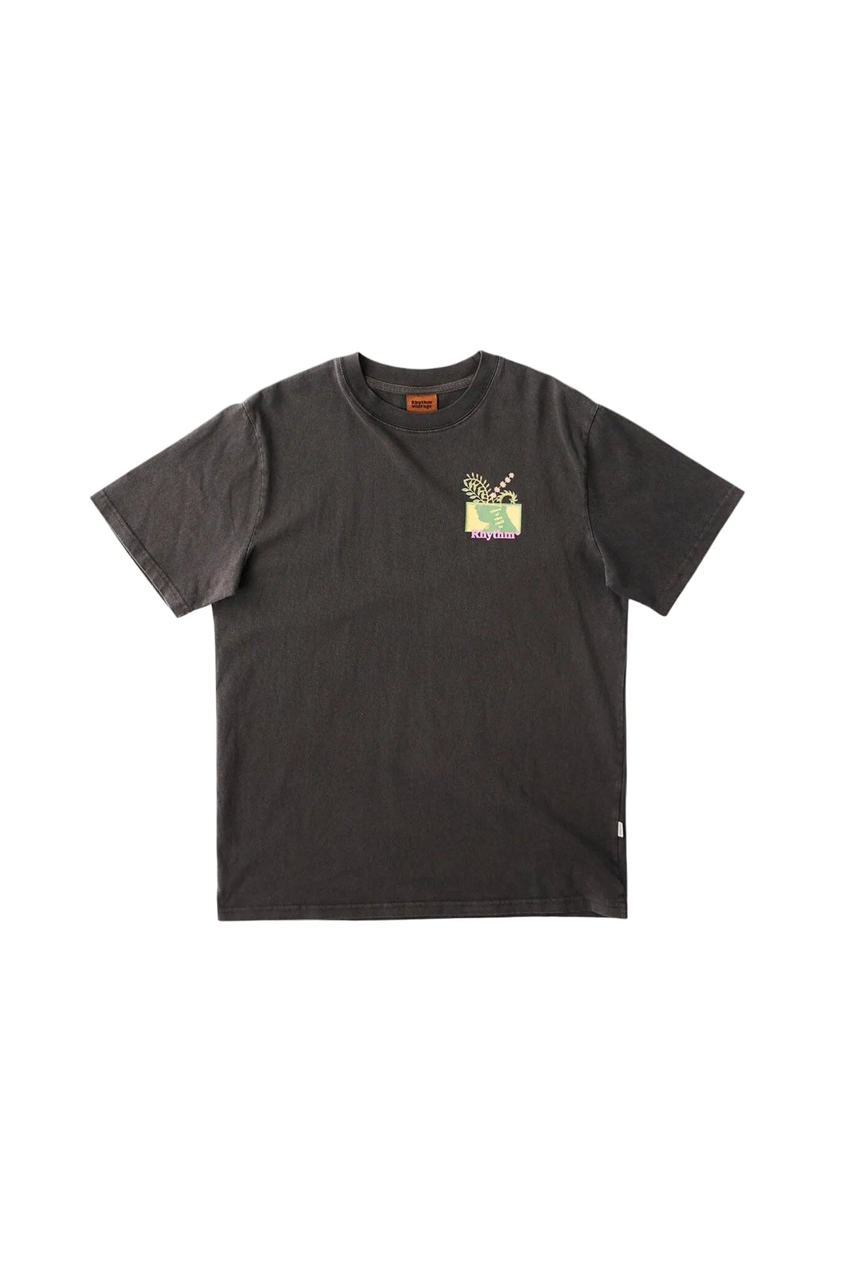RHYTHM Echoes Vintage T-Shirt Vintage Black Men's Short Sleeve T-Shirts Rhythm 