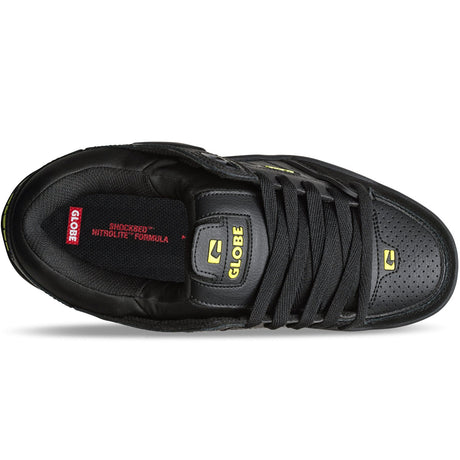 GLOBE Fusion Shoes Onyx/Citrus Men's Skate Shoes Globe 